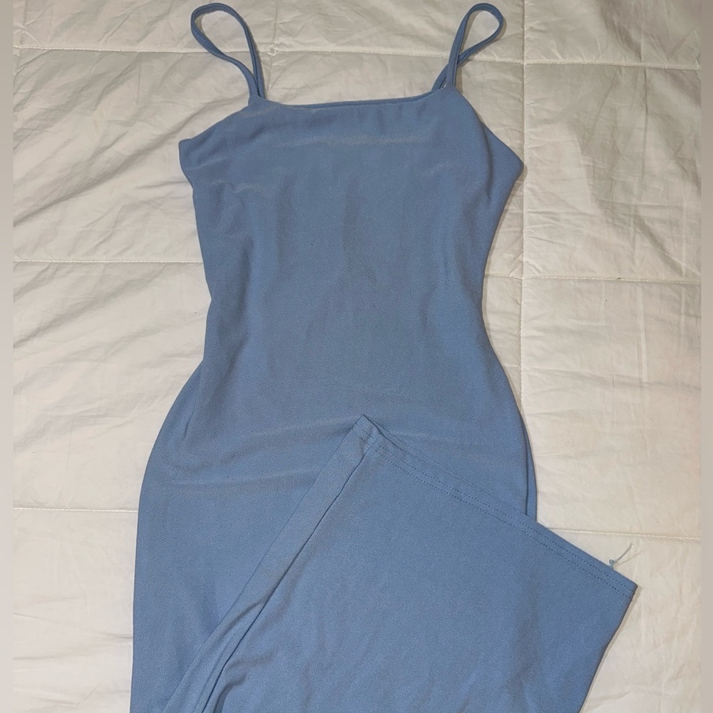 Blue dress